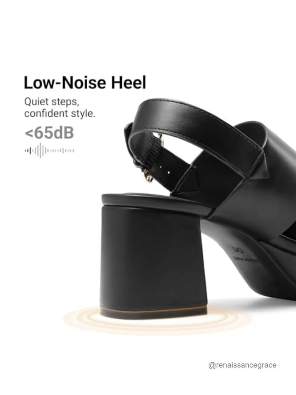 Women's Chunky Wedge Heel Sandals with Adjustable Buckle Ankle Strap Faux